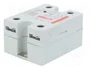 RELPOL RSR52 Relé de semiconductor monofásico 80A 48-530VAC