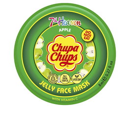 7th Heaven Mascarilla Jelly de Manzana Chupa Chups - Tratamiento Facial Hidratante con Vitamina C - 8 ml