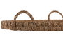 DKD Home Decor Bandeja Seagrass Metal Natural 60x59x13 cm