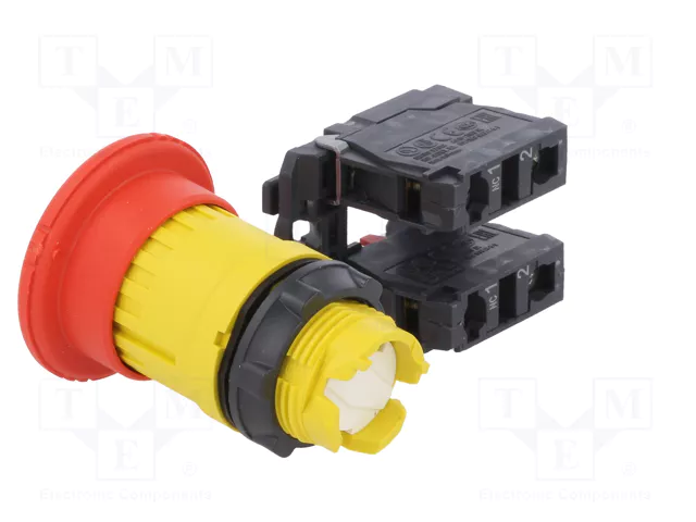 SCHNEIDER ELECTRIC Interruptor de emergencia Harmony XB5 rojo NC x2 SCHNEIDER ELECTRIC Interruptor de emergencia Harmony XB5 rojo NC x2