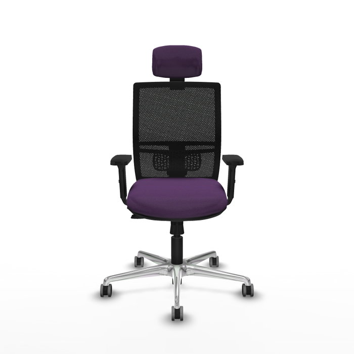 PIQUERAS Y CRESPO Silla de oficina Yunquera Morado y Negro PIQUERAS Y CRESPO Silla de oficina Yunquera Morado y Negro