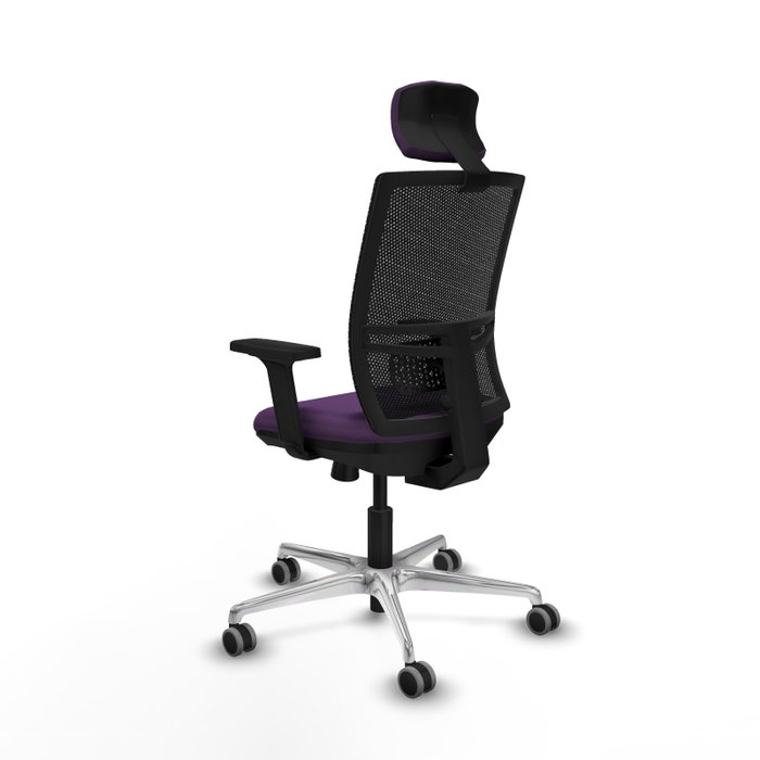 PIQUERAS Y CRESPO Silla de oficina Yunquera Morado y Negro PIQUERAS Y CRESPO Silla de oficina Yunquera Morado y Negro