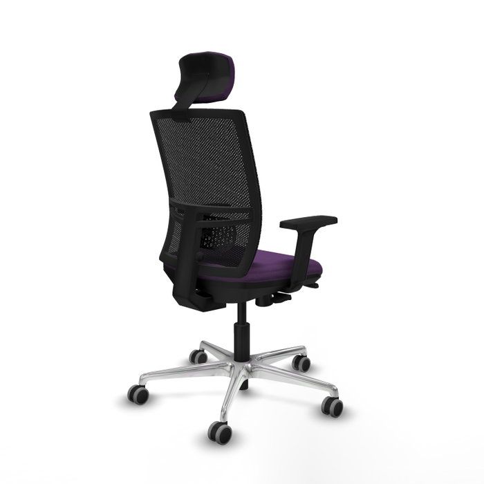 PIQUERAS Y CRESPO Silla de oficina Yunquera Morado y Negro PIQUERAS Y CRESPO Silla de oficina Yunquera Morado y Negro