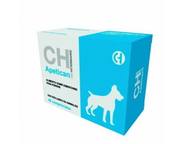 Apetican 60 Comprimidos Alimento Complementario para Perros Estimulante del Apetito Digestivo