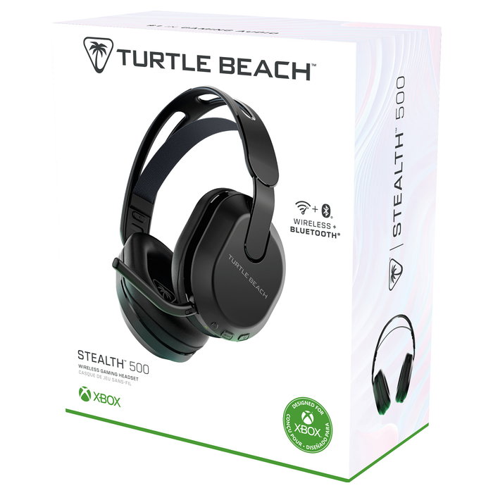 Turtle Beach Stealth 500 Auriculares Inalámbricos para Juegos Xbox Series X|S, Xbox One, Negro, Bluetooth, 40h Batería
