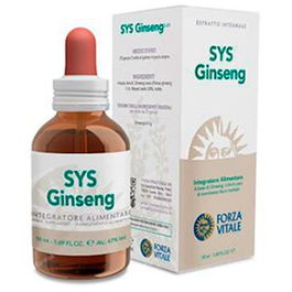 FORZA VITALE Ginseng Rojo 50ml - Tónico para Cansancio Físico y Mental