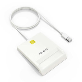 Aisens Lector de Tarjeta Inteligente DNI ASCR-SN07-W Blanco