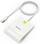 Aisens Lector de Tarjeta Inteligente DNI ASCR-SN07-W Blanco