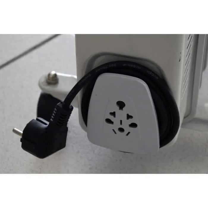 Warm Tech Radiador Eléctrico de Aceite WAR5411074178055 - 2000W, 240V, Hasta 30m3, Color Gris