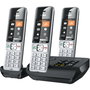 Gigaset COMFORT 500A Trio Negro, Plata