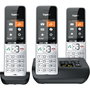 Gigaset COMFORT 500A Trio Negro, Plata