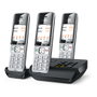 Gigaset COMFORT 500A Trio Negro, Plata