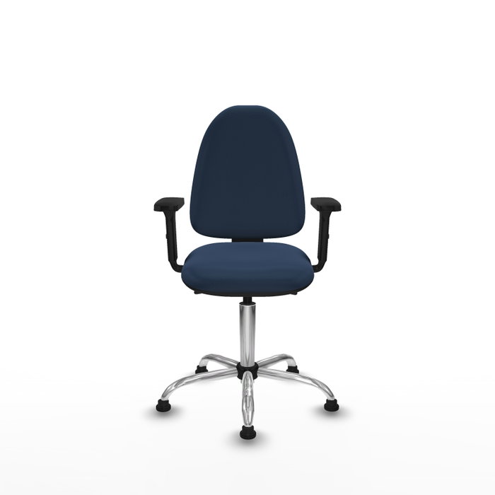 PIQUERAS Y CRESPO Silla de oficina Aýna Azul marino con mecanismo Asincro