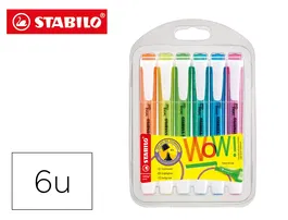 Stabilo Rotulador fluorescente Swing Cool Estuche 6 unidades Colores Surtidos