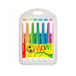 Stabilo Swing Cool Estuche de 6 Marcadores Fluorescentes Colores Surtidos