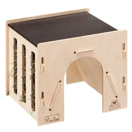 Ferplast Comedero Heno Madera 2 - 25 x 24,6 x h 22,6 cm