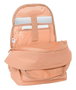 Safta Mochila doble para portátil 15,6" USB Munich Básicos Peach 31x44x18 cm