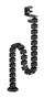 Neomounts ADS06-131BL Organizador Vertebral de Cables con Montaje de Abrazadera