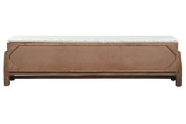 DKD Home Decor Mueble TV Terrazo Oriental Acacia 166 x 46 x 52 cm