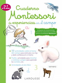 VOX, Cuaderno Montessori de experiencias en el campo - Larousse Editorial