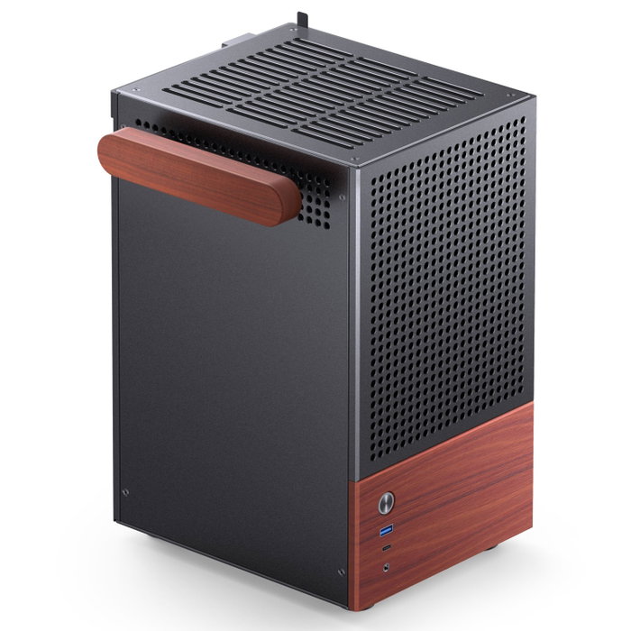 Jonsbo T6 Mini Tower con Vidrio Templado y Madera - Negro