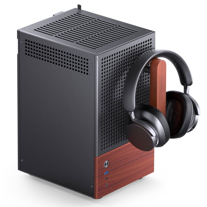 Jonsbo T6 Mini Tower con Vidrio Templado y Madera - Negro