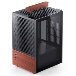 Jonsbo T6 Mini Tower con Vidrio Templado y Madera - Negro