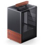 Jonsbo T6 Mini Tower con Vidrio Templado y Madera - Negro