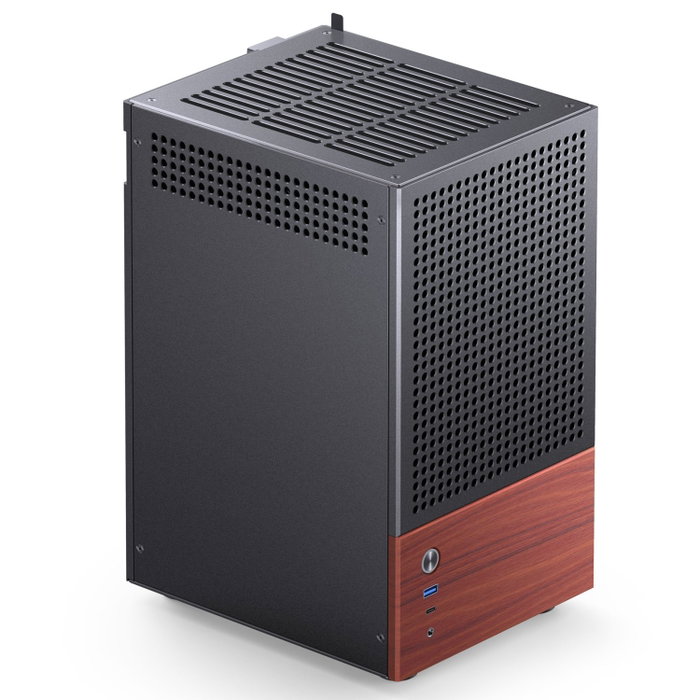 Jonsbo T6 Mini Tower con Vidrio Templado y Madera - Negro