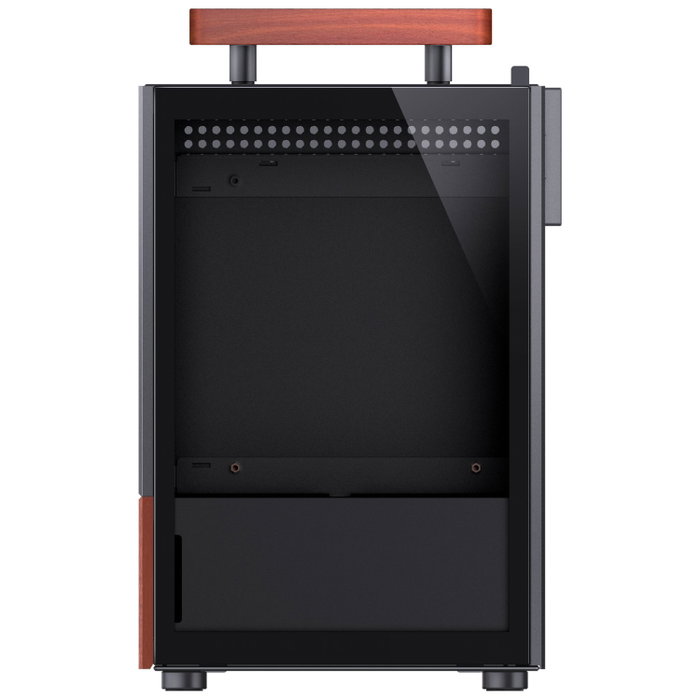 Jonsbo T6 Mini Tower con Vidrio Templado y Madera - Negro