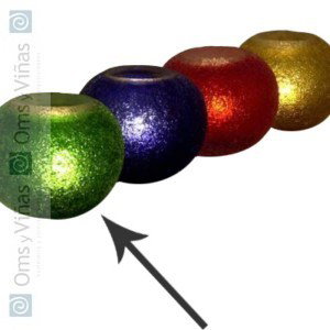 Impulse Tivoli Candelabro Verde - Candelabro de vidrio, 10 cm alto, 13 cm diámetro Impulse Tivoli Candelabro Verde - Candelabro de vidrio, 10 cm alto, 13 cm diámetro