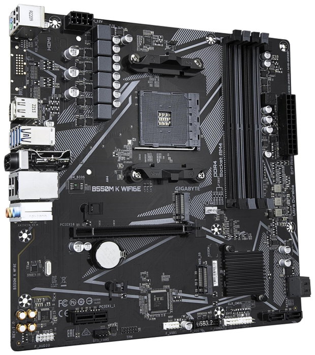 Gigabyte B550M K WIFI6E