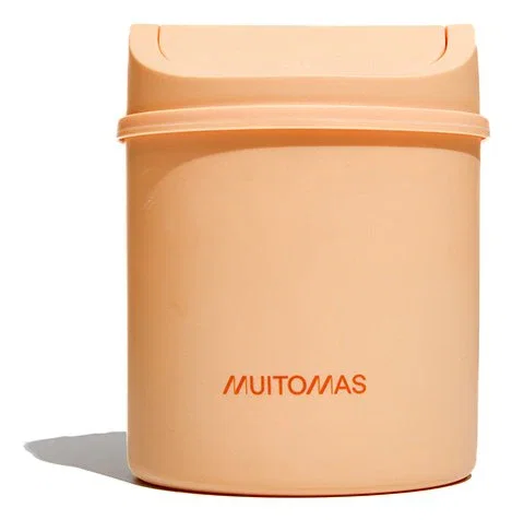 Muitomas Cesta de escritorio Peach Fuzz