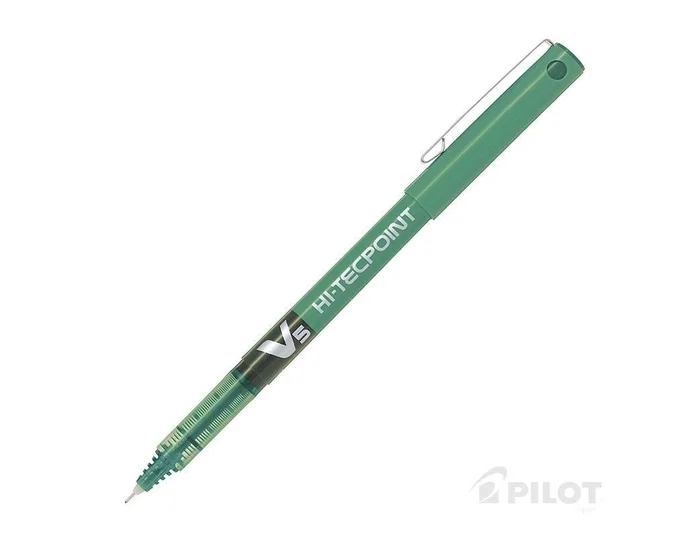 Pilot Hi-Tecpoint V-5 Verde Set de 12 Pilot Hi-Tecpoint V-5 Verde Set de 12