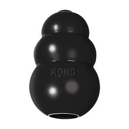 Kong Juguete para Perros Negro Extreme L Caucho Resistente Juguete para Masticadores Fuertes