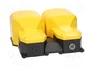 PIZZATO ELETTRICA Interruptor de pie amarillo (SPST-NO + SPST-NC) x2 IP65