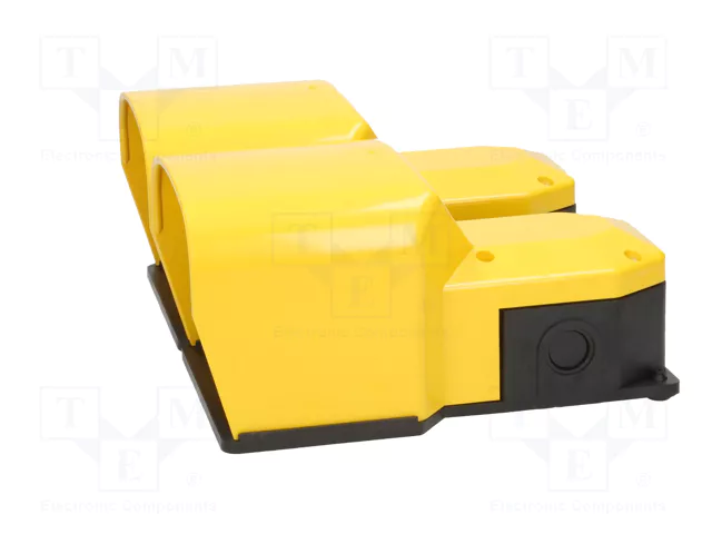 PIZZATO ELETTRICA Interruptor de pie amarillo (SPST-NO + SPST-NC) x2 IP65