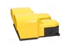 PIZZATO ELETTRICA Interruptor de pie amarillo (SPST-NO + SPST-NC) x2 IP65