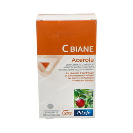 PILEJE Acerola 60 Comp. Mast. Complemento Alimenticio Rico en Vitamina C