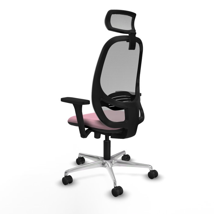 PIQUERAS Y CRESPO Silla de oficina Cilanco Rosa y Gris PIQUERAS Y CRESPO Silla de oficina Cilanco Rosa y Gris