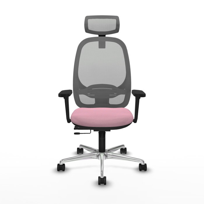 PIQUERAS Y CRESPO Silla de oficina Cilanco Rosa y Gris PIQUERAS Y CRESPO Silla de oficina Cilanco Rosa y Gris