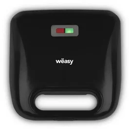 Weasy JOY600 Sandwichera 4 en 1 con 4 Placas Intercambiables, 750W de Potencia y Piloto Luminoso