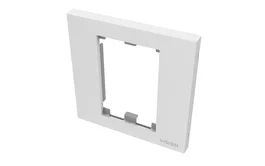 Vision TC3 SURRIG Placa de Pared y Cubierta para Interruptor, Blanco, 86x86 mm, 1 Enchufe, 1 Unidad