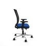 PIQUERAS Y CRESPO Silla de oficina Haches Azul y Negro