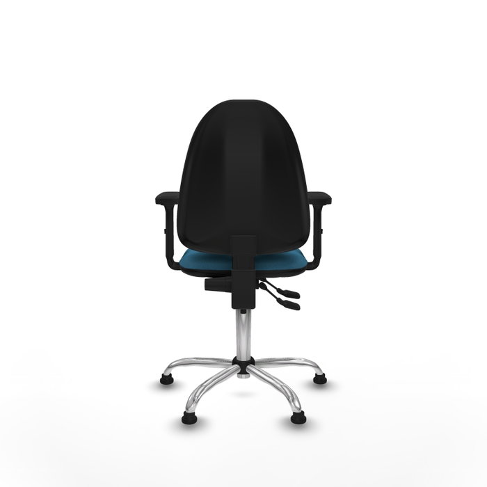PIQUERAS Y CRESPO Silla de oficina Aýna Verde petróleo con brazos 2D PIQUERAS Y CRESPO Silla de oficina Aýna Verde petróleo con brazos 2D