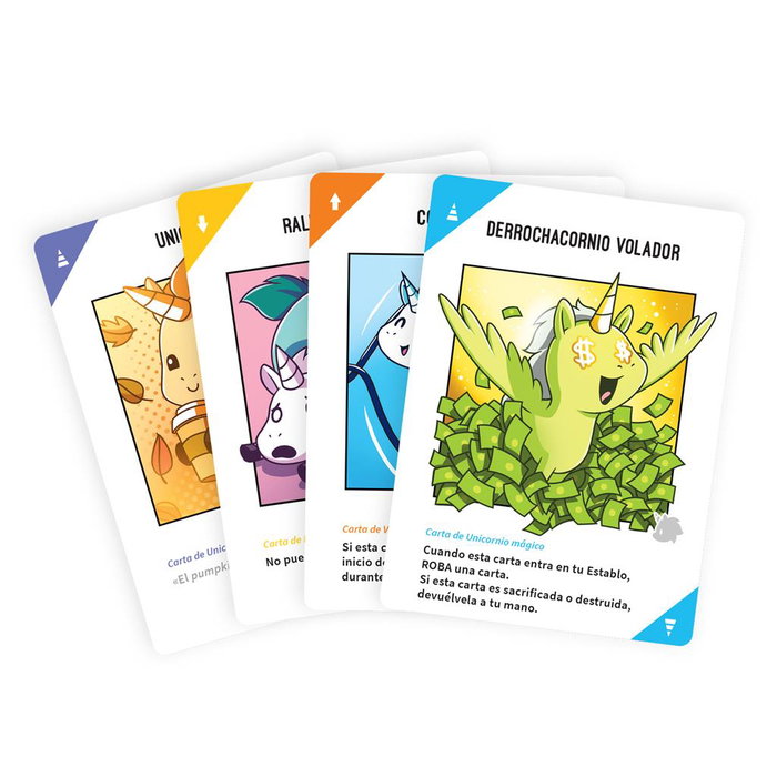 TeeTurtle Unstable Unicorns - Juego de Cartas Estratégico Familiar para 2 a 8 Jugadores (Recomendado +8 Años, Duración 30-45 Min) - Idioma Español
