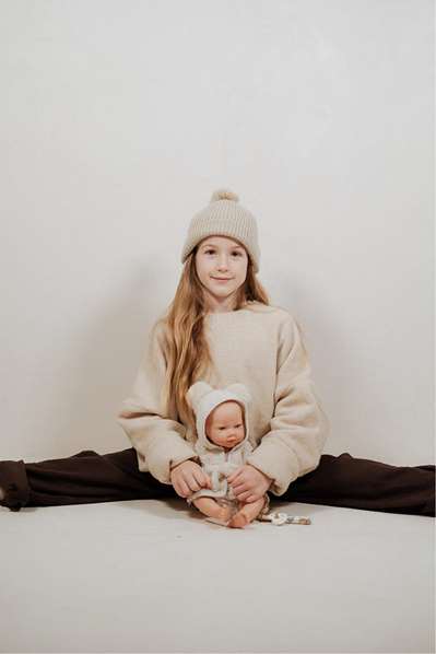 Muñecas Arias Muñeca Reborn Arias 38 cm Max Beige con Cojín - Cuerpo de Vinilo, Sexo Niño - Juguete en Español