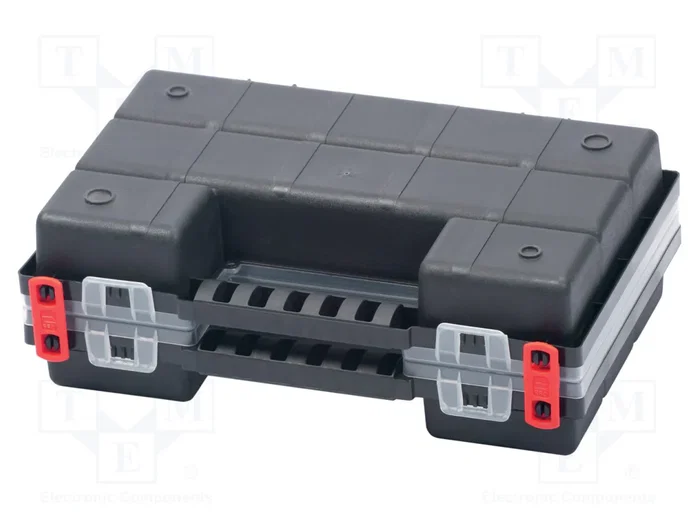 KISTENBERG Contenedor NORB DUO Doble con Cajitas Negro KISTENBERG Contenedor NORB DUO Doble con Cajitas Negro