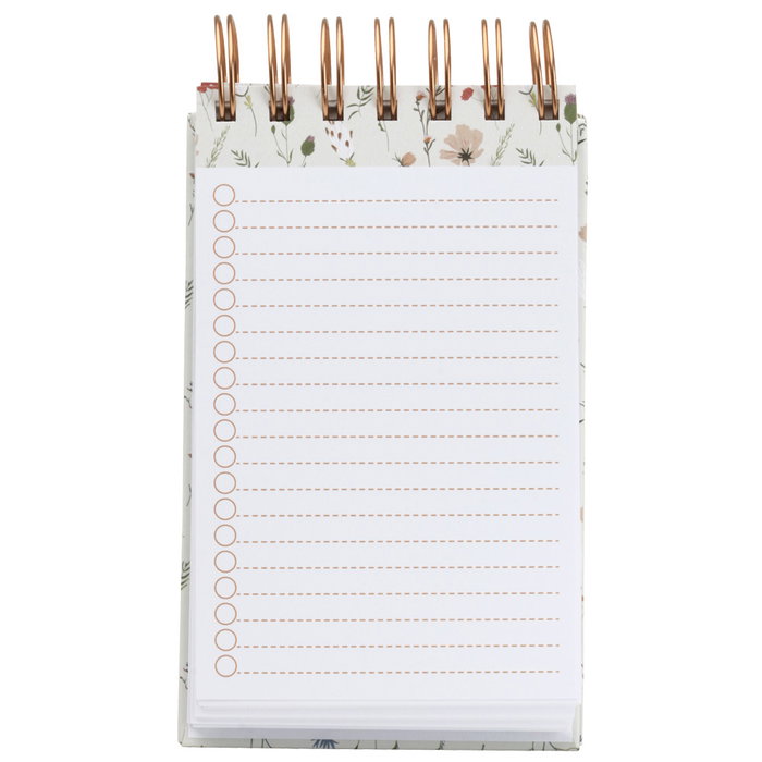 CMP General Libreta Bloc Espiral A6 'Disfruta Cada Día' - 150 Páginas a Color, Tapas Duras, 9.5x3x17 cm