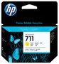HP 711 Multipack de 3 Cartuchos de Tinta Amarilla 29 ml
